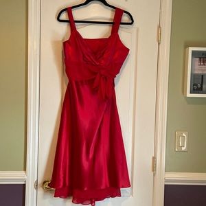 Juniors XL Red Formal Dress